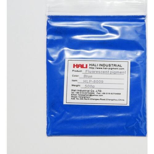 Fluorescent powder,fluorescent pigment,nail polish pigment,item:HLP-8009,color:blue,1lot=500g,widely used,shipping by Fedex