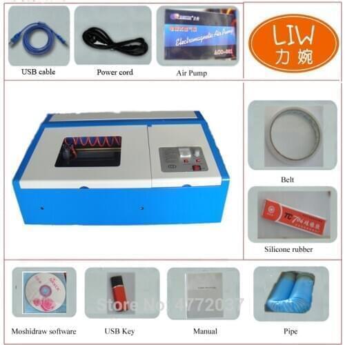 K40V 40W CO2 upgraded mini laser engraver for small business