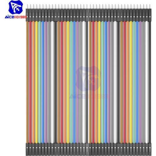 Diymore 40Pin Dupont Cable 20cm 2.54mm Male to Female Jumper Wire for Arduino Breadboard Raspberry Pi