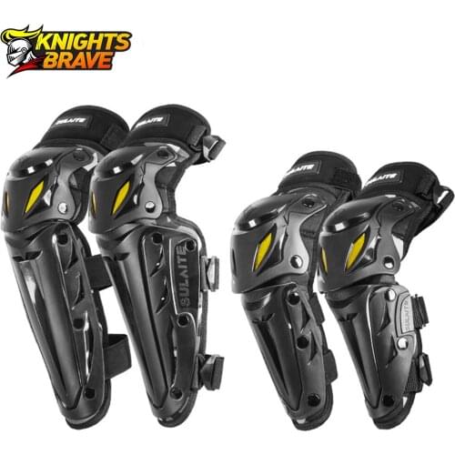 Motorcycle Protection Elbow & Knee Pads Set Protector Moto Equipment For Men Moto Motocross Protective Gear Knee Guards CE