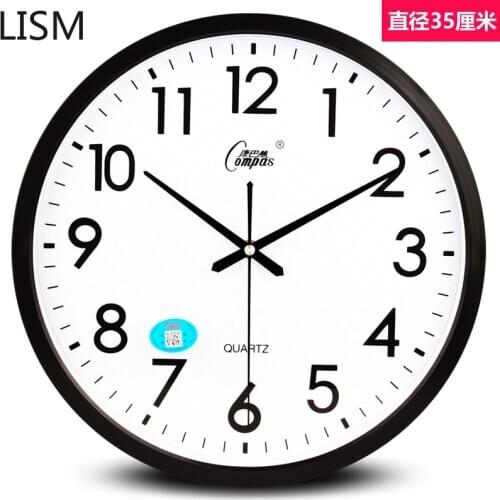 Round Wall Clock Vintage Retro Antique Silent Wall Clock Living Room Modern Design Nordic Design Reloj De Pared Digital