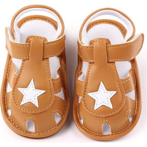 Summer Baby Boys Sandals Breathable Anti-Slip Toddler Shoes Baotou Sandals Zapatillas Bebe Kids Soft Soled First Walkers