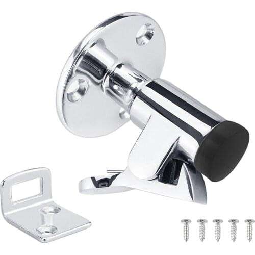 Marine Door Stop & Catch 304 Stainless Steel Door Stopper Doorstop, Door Hardware Accessory Silver