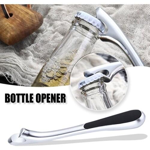 Newly Zinc Alloy Beers Bottle Opener Fish Mouth Type Non-slip ABS Handle Durable Strong Wear Resistance Kitchen tools
