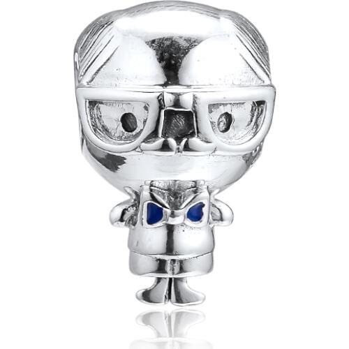 Mr. Wise Charm Fits Sterling Silver Jewelry Snake Chain Bracelets For Woman Beads For Jewelry Making