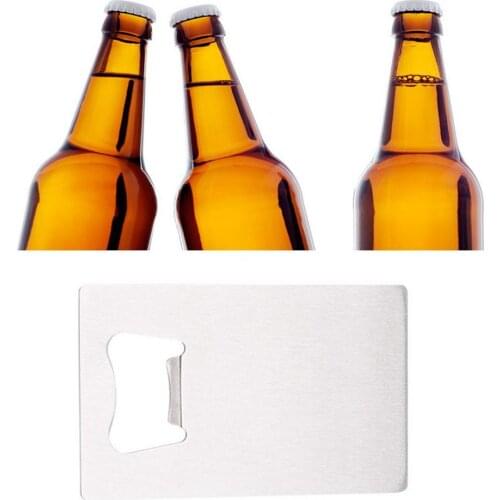 Bottle opener New Wallet Size Stainless Steel Credit Card Bottle Opener Business Card Beer Openers Universal Beer Bottle Opener