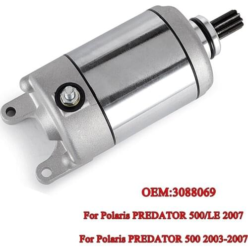 3088069 Starter Electrical Engine Starter Motor For Polaris PREDATOR 500 500LE 2007 PREDATOR 500 2003 2004 2005 2006 2007