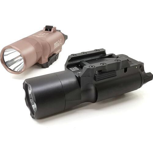 X300 Ultra Series LED Weapon Lights with Lens X300U Flashlight with Picatinny Universal Rail Light Laser 370 Lumen