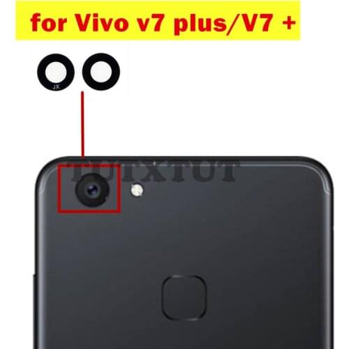 2PCS for Vivo V7 Plus/ V7+ Back Camera Glass Lens Main Rear Camera Lens with Glue for Vivo V7 Plus/ V7+ Repair Spare Parts