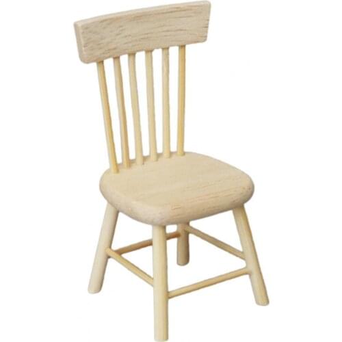 1/12 Dollhouse Simulation Mini Furniture Scene Chair Model Decor DIY Craft Toy