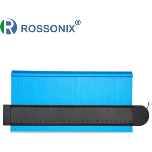 1Piece 10Inch Widened Contour Gauge Profile Copy Duplicator Measuring Tools Aluminum Alloy Core with Metal Lock