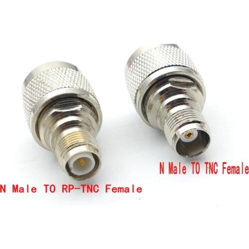 1 pcs copper N Male TO RP-TNC Female/TNC Female Coaxial connector
