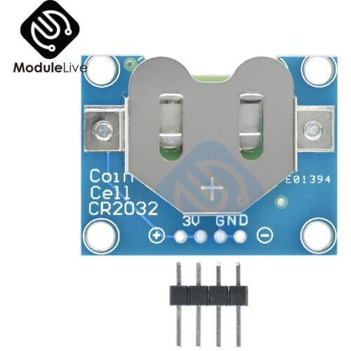 20mm Coin Cell Breakout Board CR1220 Button Battery Socket Holder Module Switch Board for Smart Electronics PCB