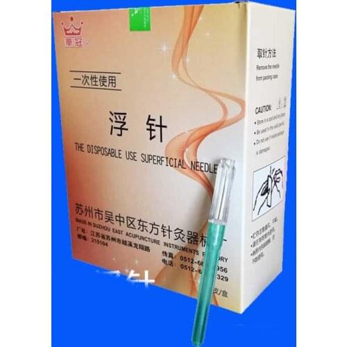 20 pcs the disposable use superficail neelde float needle acupuncture needle beauty massage 33/48mm