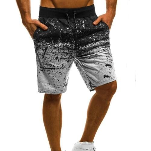 2020 Summer Men Casual Shorts Fashion Printed Sweat Shorts Joggers Men Sweatpants Streetwear Pantalones Cortos Hombre Plus Size