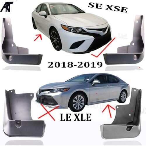 Car Mud Flaps For Toyota Camry 2018 2019 SE XSE Sport Mudflaps Splash Guards Mud Flap Mudguards Fender Styling Set Molded