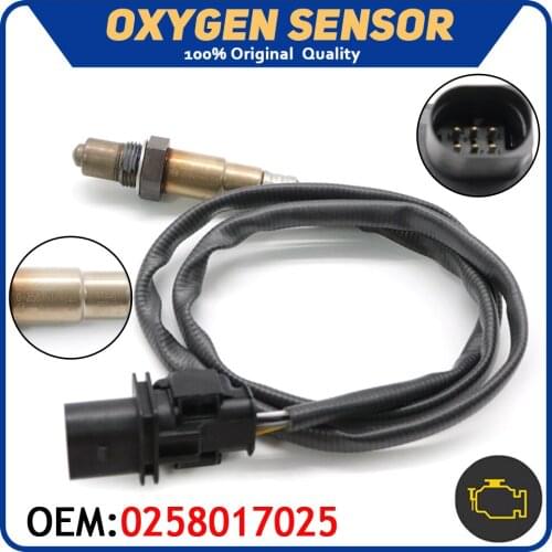 Car Oxygen O2 Lambda Sensor 0258017025 For Volkswagen EOS GOLF NEW BEETLE SEAT EXEO For AUDI A3 A4 A6 TT For SKODA SUPERB