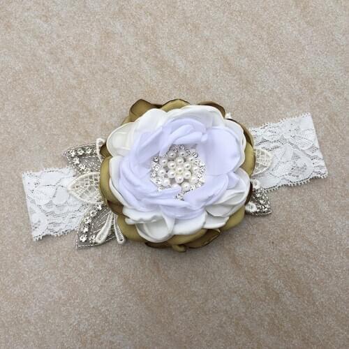 Free Shipping Flower Girl Headband Kids Hair Accessories Photo Prop