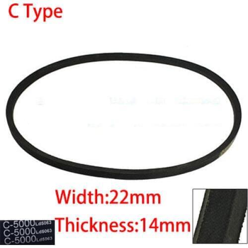 C 4343 4369 4394 4420 22mm Width 14mm Thickness Rubber Groove Cogged Machinery Drive Transmission Band Wedge Vee V Timing Belt