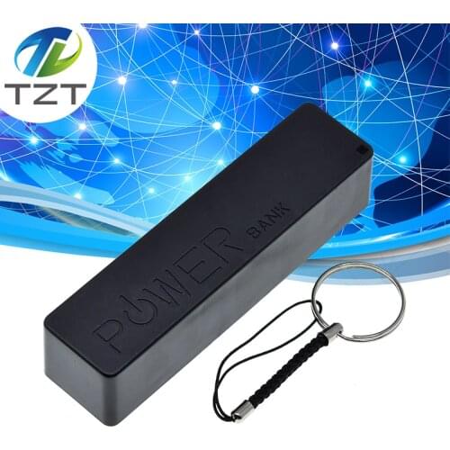 TZT USB Power Bank Case Kit 18650 Battery Charger DIY Box Shell Kit Black For Arduino