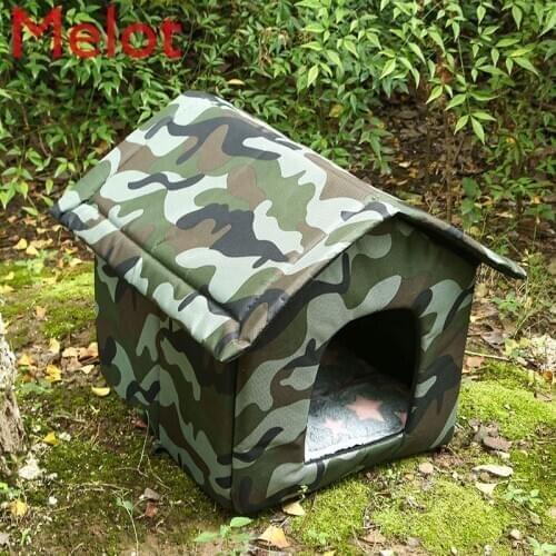 Wandering Cat Nest Winter Warm Outdoor Wild Cat House Cattery Pet Simple Rainproof Outdoor Waterproof Moisture-Proof