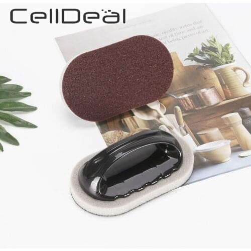 Sponge Tiles Brush Strong Decontamination Bath Brush Removing Rust Kitchen Tool Cleaner Emery Sponge Eraser Home Rust Tool