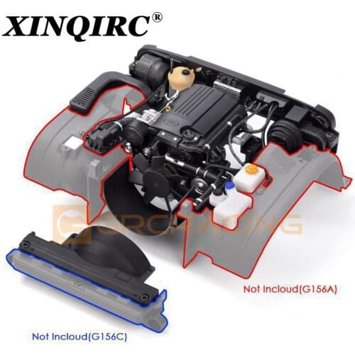 Trx4 simulation engine trim diesel engine shape, used for 1 / 10 RC tracked vehicle traxxas trx-4 defender car accessories