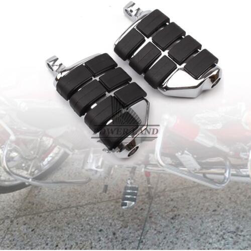 Male Mount Footpegs Footrests For Harley Softail Sportster Dyna Glide Fat Boy Road King Honda GOLDWING GL1500 1200 1800 Yamaha