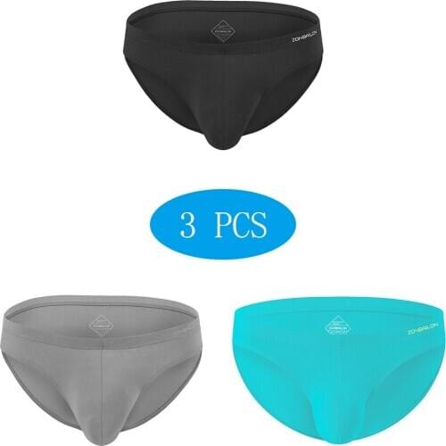 Mens Underwear Brief Sexy U-Convex Breathable Elastic-Bag High-Quality Men Briefs Jock Strap Breathable Underwear Mens Panties