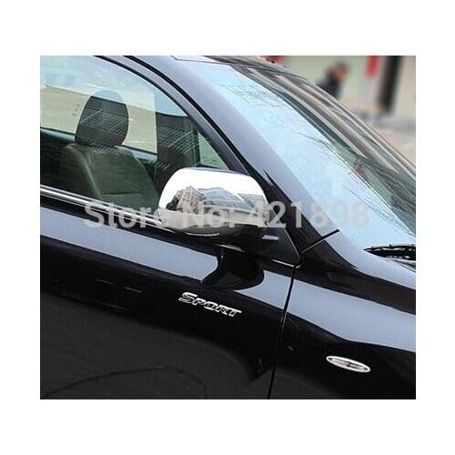 For Toyota Highlander 2008-2013 ABS Chrome Car Accessories Side Mirror Cover Trim Rear View Cap Overlay Molding Garnish