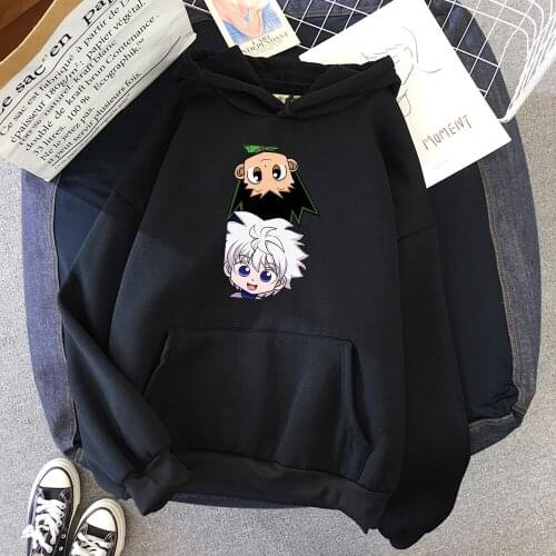 Hunter X Hunter Hot Japanese Anime Women Men Hoodies Sweatshirt Killua-Gon Freecss Printed Top Pullovers Fashion Kawaii Clothes