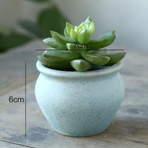 Fleshy Green Plant Vase Container Balcony Garden Decoration Creative Breathable Flowerpot Flower Pots Home Desktop Ornaments