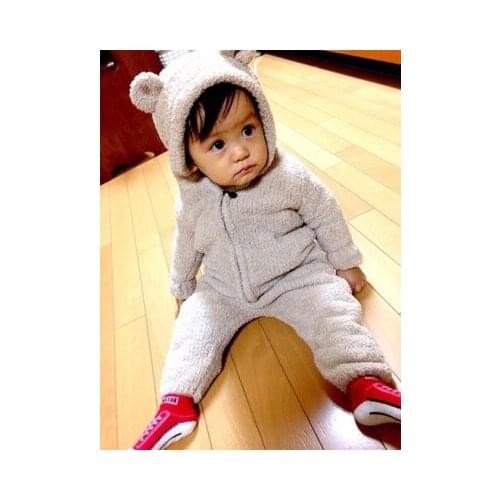 Japan Bear Design GP Winter Soft Baby Kids Romper Home indoor Wear Baby yarn knitted One Piece Gelato Ice cream