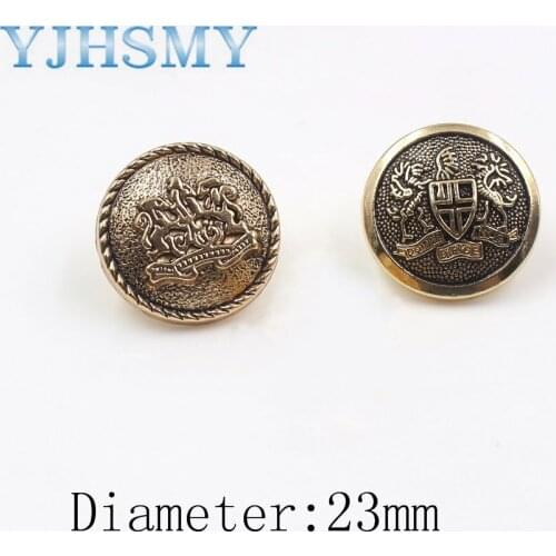 YJHSMY A-19512-555,10pcs/Lot 23mm,High quality metal buttons,cardigans,coat buttons,DIY material the garment accessories
