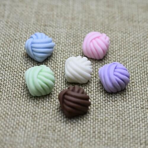 100pcs/lot flat back resin ice candy 16mm Cabochon Scrapbook Embellishment DIY Phone Decoration