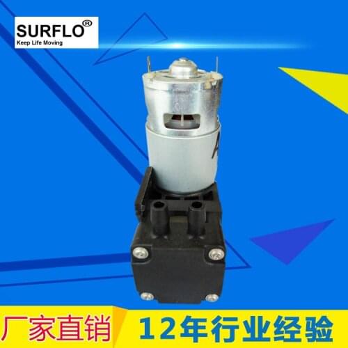 12V DC Mini high vacuum -80KPA pump oil free hig flow air inflating pump 30LPM portable high pressure air compressor 5bar