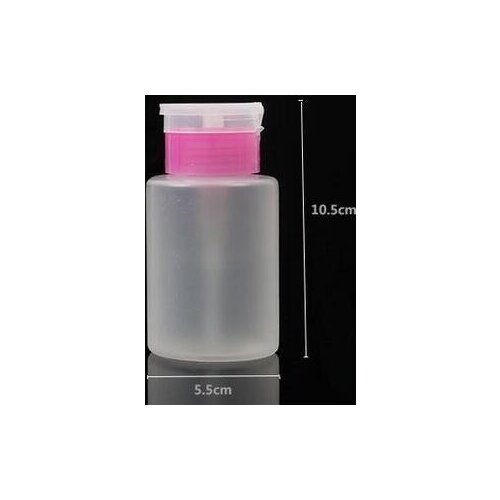 150ML Pump Polish Dispenser Empty Bottle Nail Art Remover UV GEL Cleaner