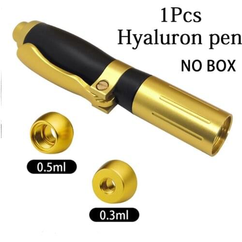 2 IN 1High Pressure Hyaluronic Acid Pen High Density Metal Hyaluron Pen Lip Injection Atomizer for Anti Wrinkle Lifting Lip