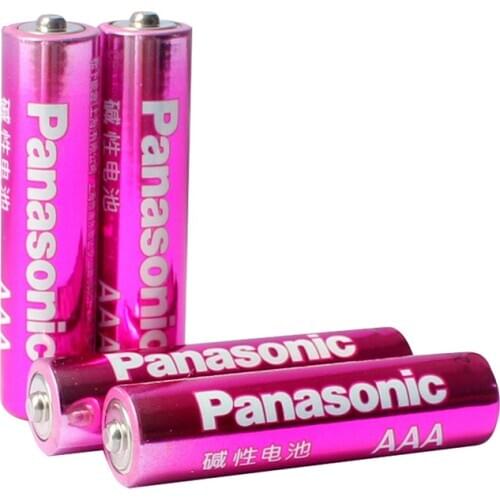 6pack/lot Panasonic 1.5V AAA Toys Alkaline Battery Primary Dry Batteries Cell For Remote Control Alarm Clock.4pcs/pack