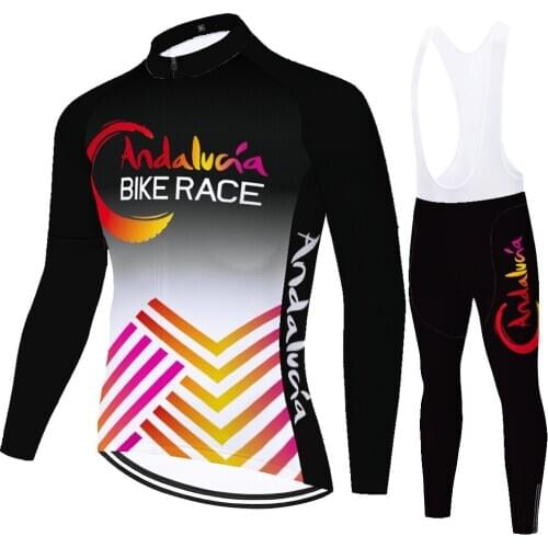 ANDALUCIA team cycling jersey 2021 bike pants Sportswear bicycle clothing men summer spring 20D conjunto ciclismo hombre