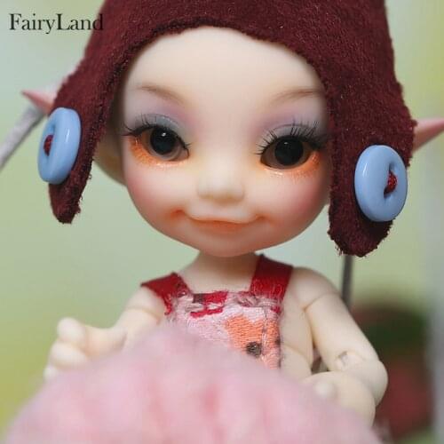 FreeShipping Fairyland FL Realpuki Toki sd bjd dolls 1/13 body model baby dolls toys dollhouse resin including sleep face