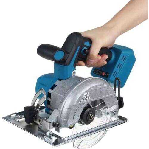 7 Inch 10800RPM 125mm Cordless Electric Circular Wood Cutter Woodworking Cutting Sawing Machine with 21V Makita Battery
