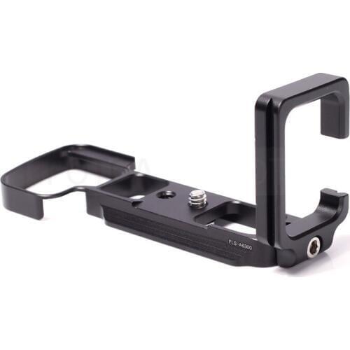 Quick Release L Plate Bracket Holder Hand Grip for Sony Alpha A6300 A6400 Digital Camera for Arca Swiss Tripod Head Photo
