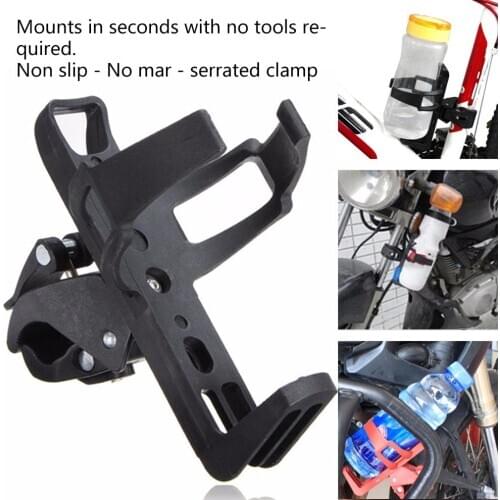 2020 New 2" Motorcycle Bike ATV Drink Water Bottle Cup Holder Mount Cage Quick Release