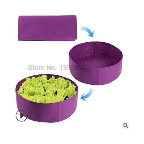 By dhl or fedex 20pcs Planting Bags Potato Strawberry Planter Bags Vegetable Grow Bags Container Fabric Plants Pots Holder