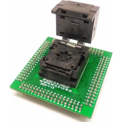 IC550-0364-016-G Programming Socket QFN36 MLF36 IC Test Socket Pitch 0.5mm Clamshell Chip Size 6*6 Flash Adapter Burn in Socket