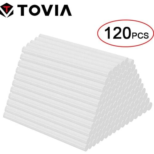 TOVIA 120pcs Hot Melt Glue Sticks 7mm Hot Glue Sticks Rod for Craft Album Repair Tools Hot Glue Gun Sticks