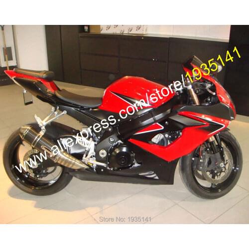 For Suzuki GSX-R1000 2005 2006 K5 GSXR1000 05 06 GSX R 1000 Red Black Customized Moto Fairing Kit (Injection molding)