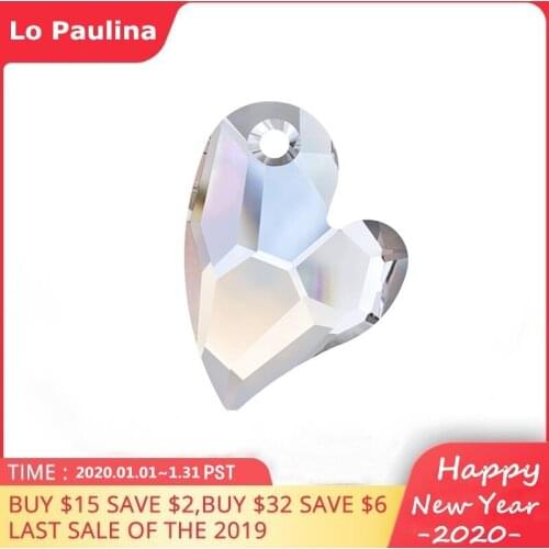 Lo Paulina 6261 devoted 2 u heart 17mm 27mm 36mm for crystal pendant DIY gift accessories for Valentines Day