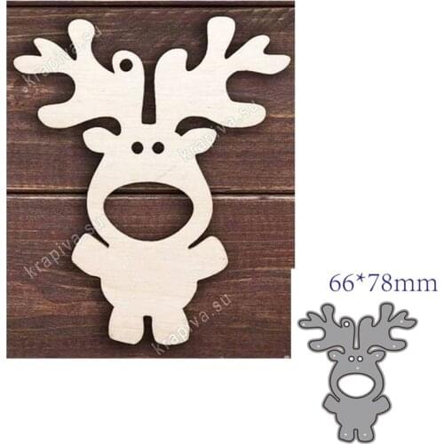 Metal cutting dies cut die mold Christmas deer decoration Scrapbook paper craft knife mould blade punch stencils dies
